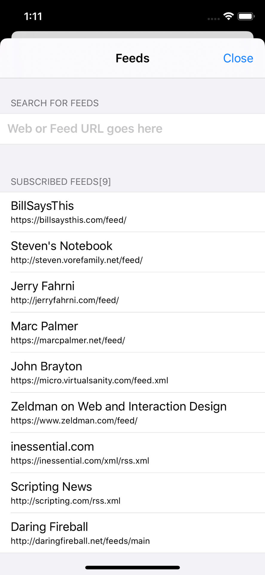 Stream - A Feed Reader